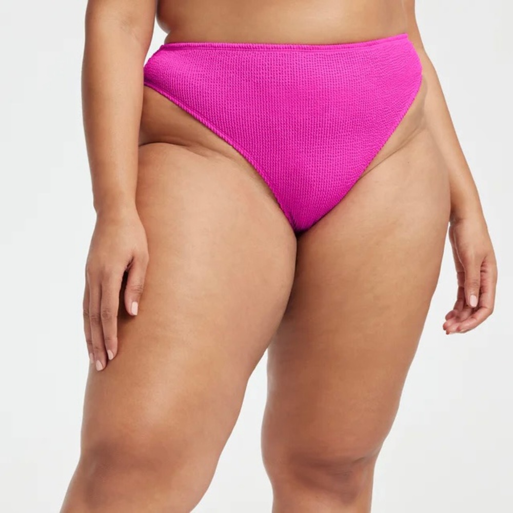 Good American Pink Bikini Bottom